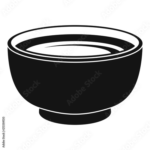 Spinach soup icon. Simple illustration of spinach soup vector icon for web design isolated on white background