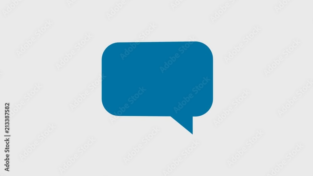 2D animation chat box on transparent background 2D animation chat box on transparent background