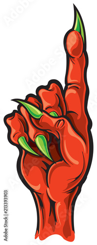 Devil hand