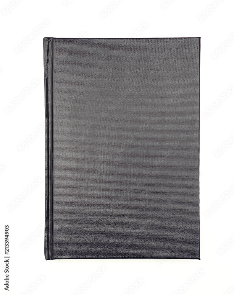 Blank square cover book template on white background