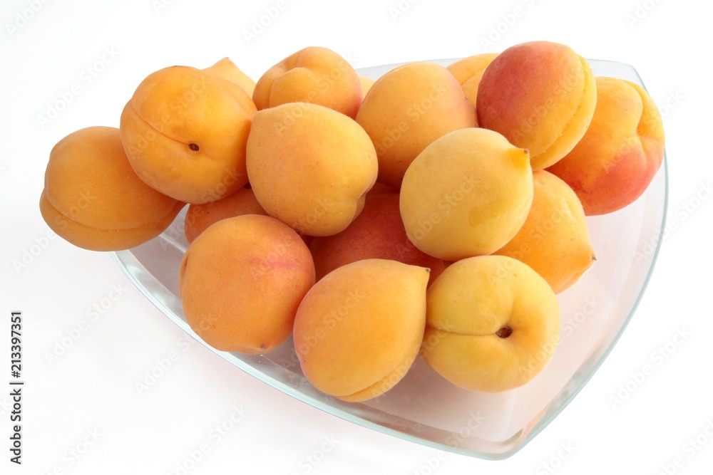 sweet,delicious fruits of apricots