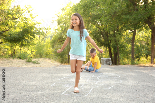 Cute little children playin...