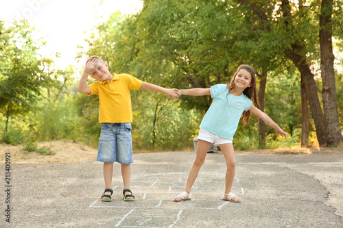 Cute little children playin...