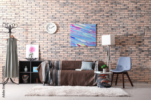 Interior of modern room wit...