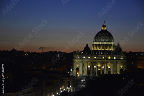 st peter cathedral during night time