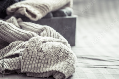 knitted warm sweaters
