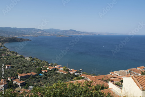 landscape from molyvos castle