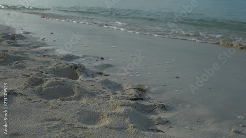 Wallpaper Mural Small waves on the beach. Torontodigital.ca