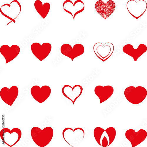 Herz Sammlung, Icon, heart collection
