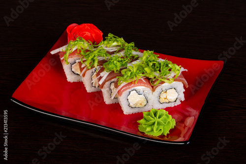 Japanese roll with tuna