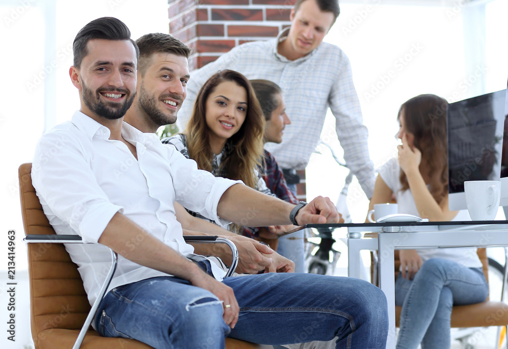 businessman and his creative team working businessman and his creative team working