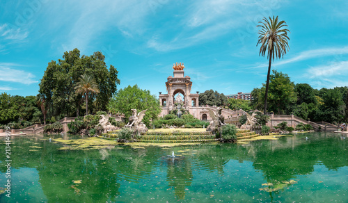 The park's fountain, Barcelona