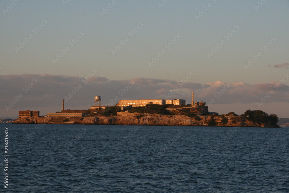 Alcatraz in Evening