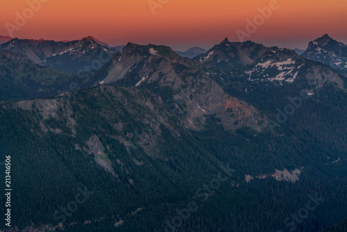 Mount Rainier National Park Sunset