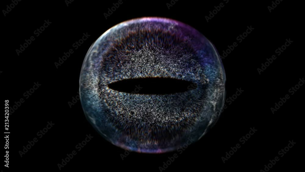 Animated light effects of a spiritual meditation