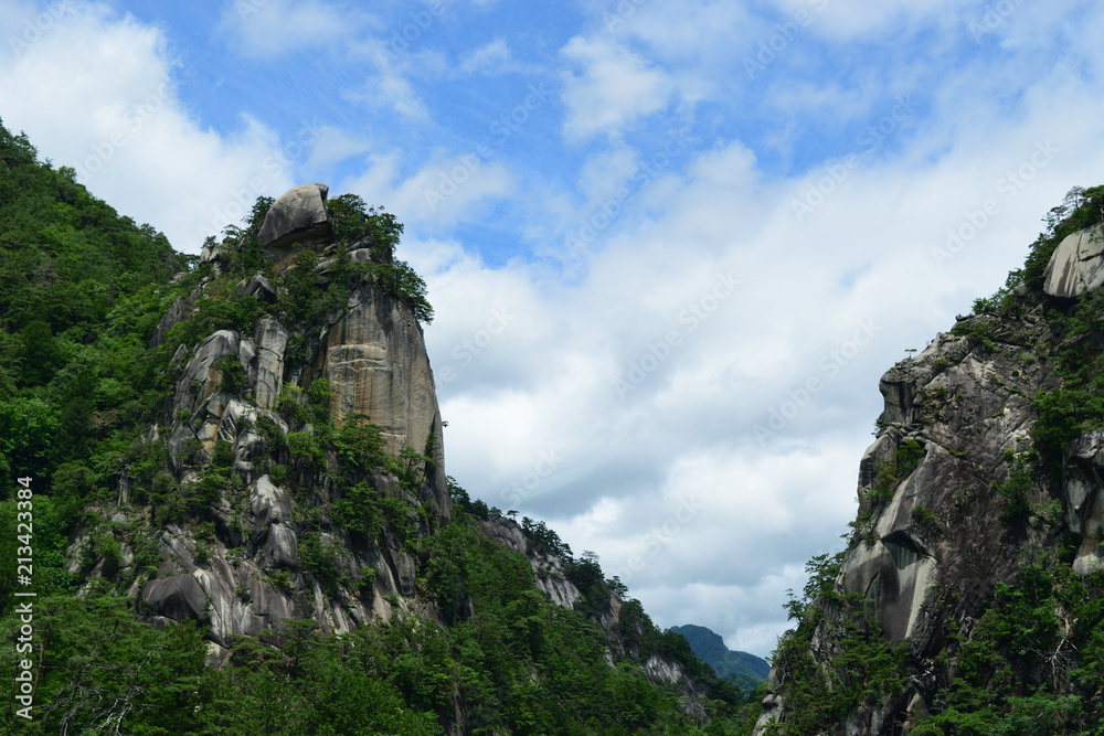 昇仙峡の岩山 昇仙峡の岩山