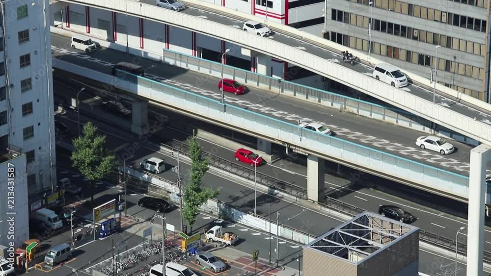 大阪 道路の風景 大阪 道路の風景
