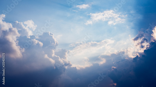 blue sky and cloudy background © RPA_studio