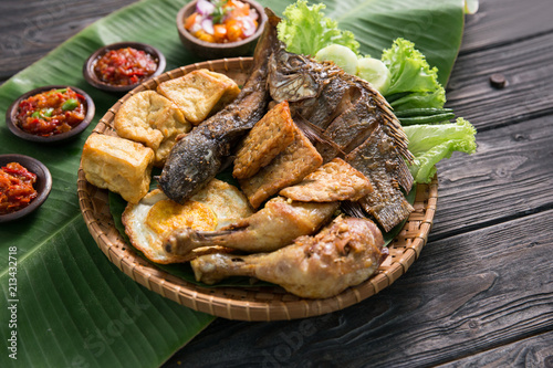 traditional indonesian culinary food