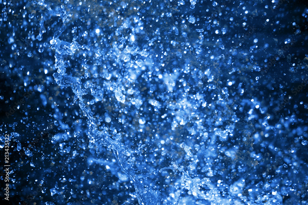 Obraz premium Photo of macro sea spray