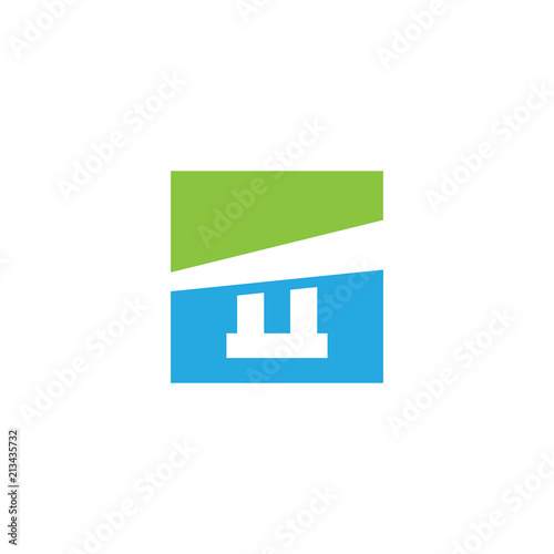Bridge logo design vector