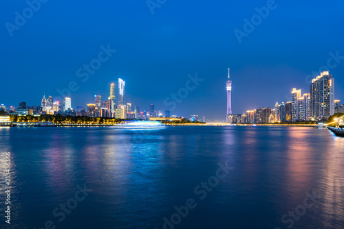 Night view of Guangzhou City