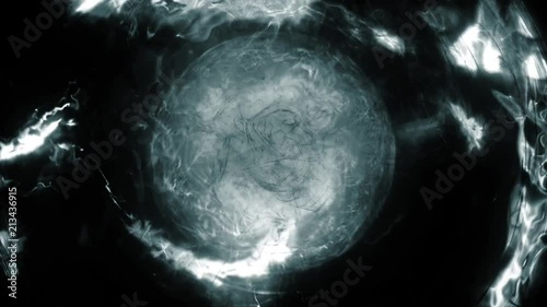 Fantasy scene of a crystal ball