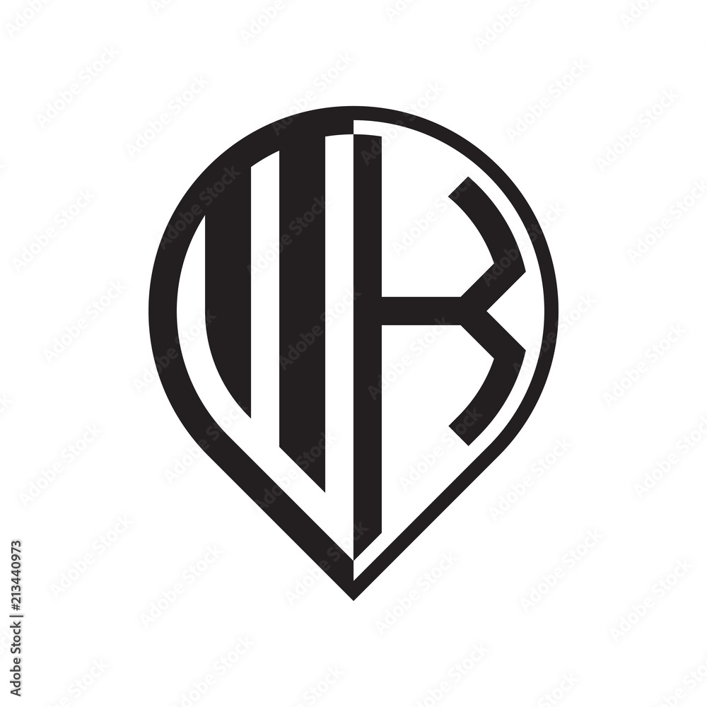 initial letter pin logo black initial letter pin logo black