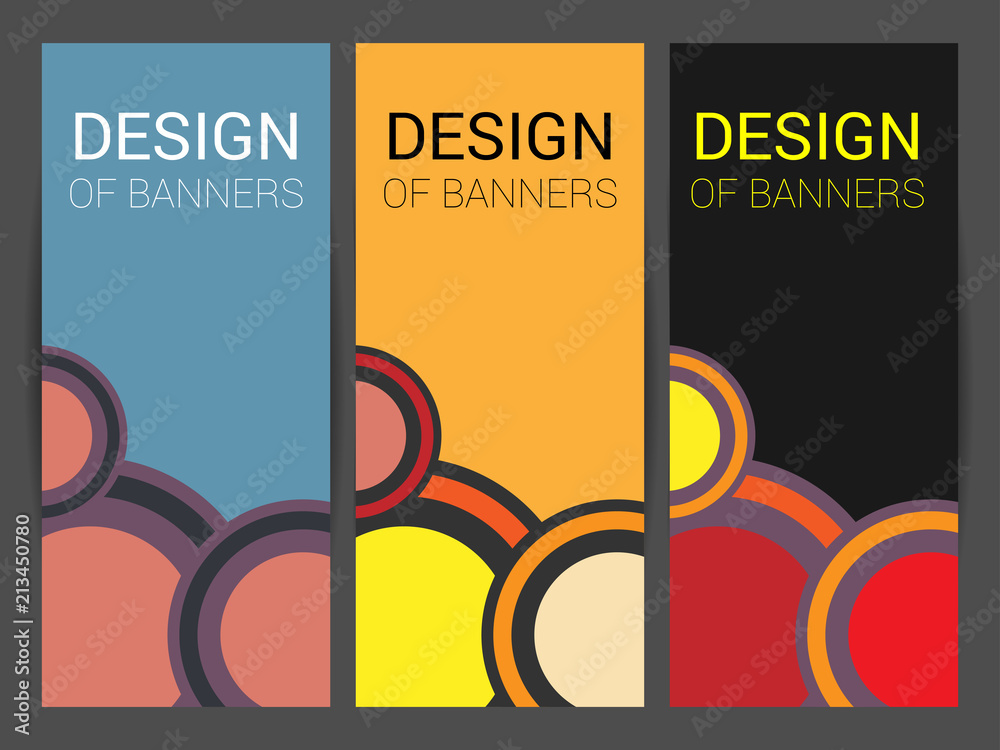 Naklejka premium Vector abstract banner for advertising, events and actions