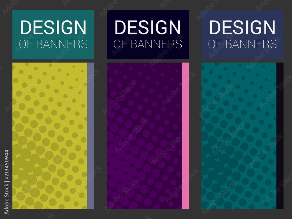 Vector abstract banner for advertising, events and actions