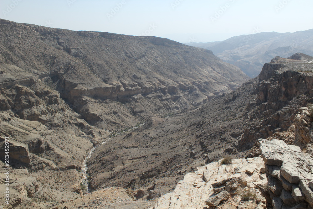 mountains Jabal Akhdar in Oman