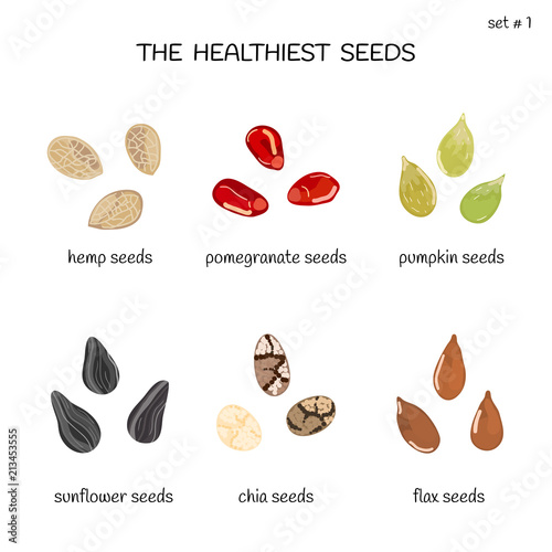 Healthiest seeds set.