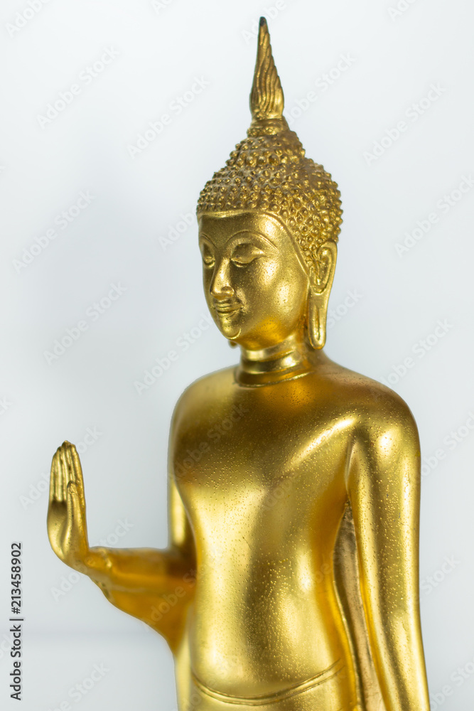 Golden Old Buddha Statue