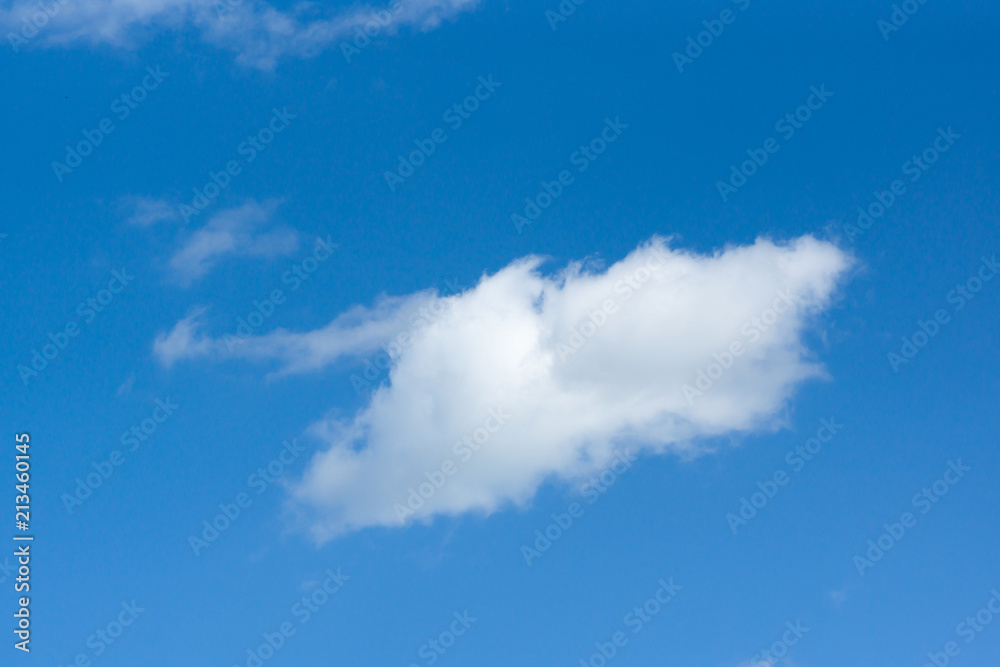 blue sky with cloud