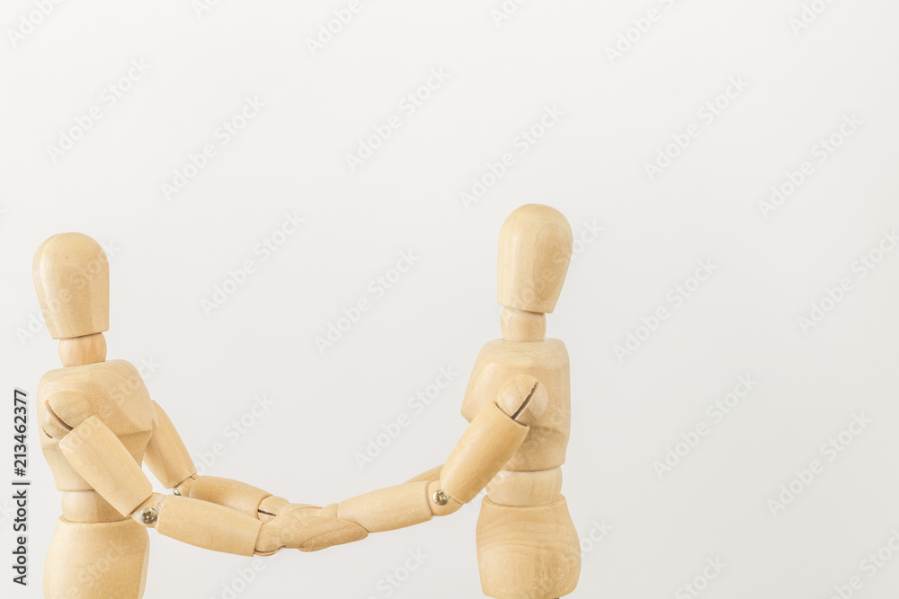 デッサン人形の挨拶