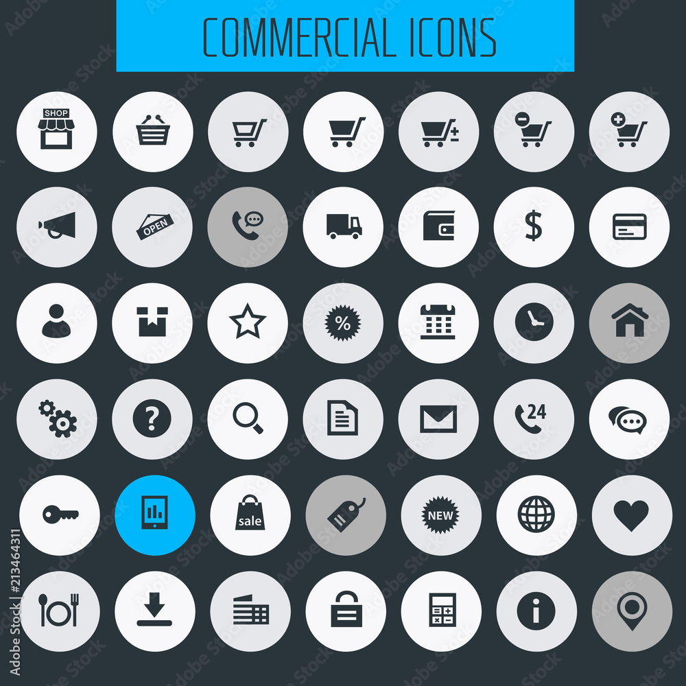 Big commercial icon set Big commercial icon set