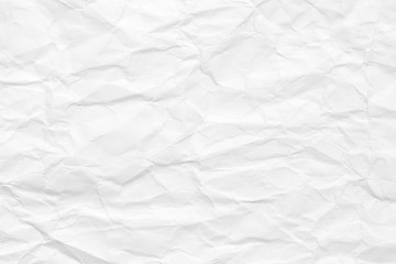 The background is white. Texture of paper with kinks and dents, old and dilapidated.