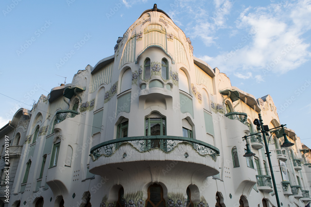 Art Nouveau architecture of the Reok Palace in Szeged, Hungary Stock Photo  | Adobe Stock