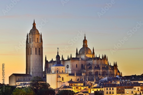 Cathedral of Segovia (Spain). Late Gothic style called Lady of the Cathedrals