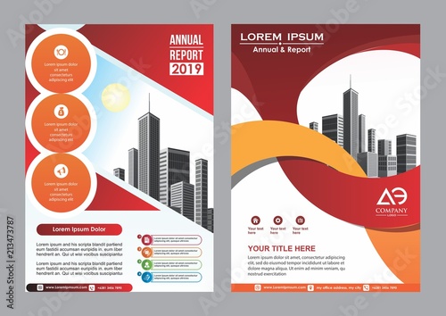 cover, brochure, flyer template for business