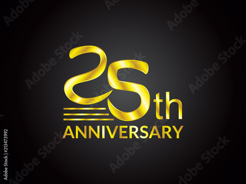 abstract artistic twenty fifth anniversary background