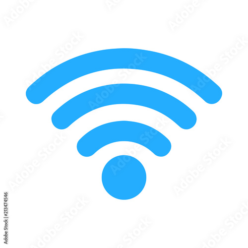Wi-Fi signal icon - blue