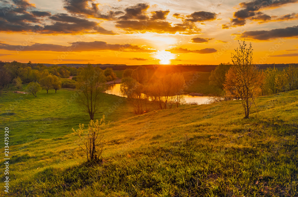 Fototapeta premium Spring landscape