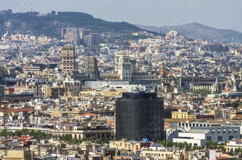 Barcelona skyline, Spain