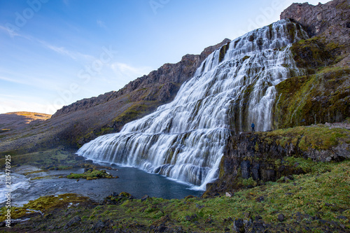 Fototapeta Naklejka Na Ścianę i Meble -  Dynjandi waterfall Iceland