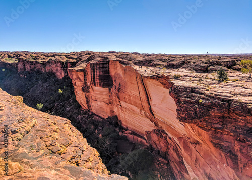 Obraz na plátne Kings Canyon walk, NT Australia