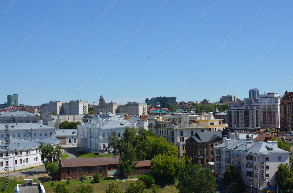 Вид на город Казань