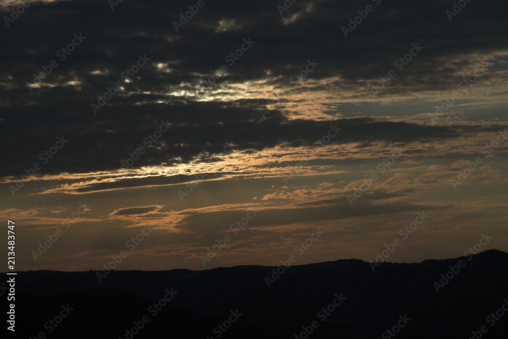Sonnenuntergang in der Wachau