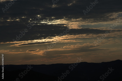 Sonnenuntergang in der Wachau