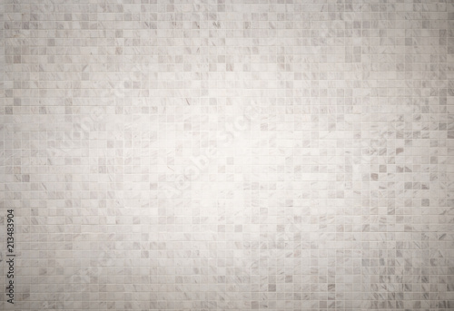 background and texture white marble tiles a mosaic